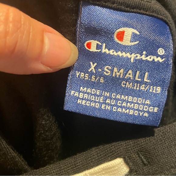 Champion Hooded Sweatshirt Juniors X-Small - Picture 4 of 5